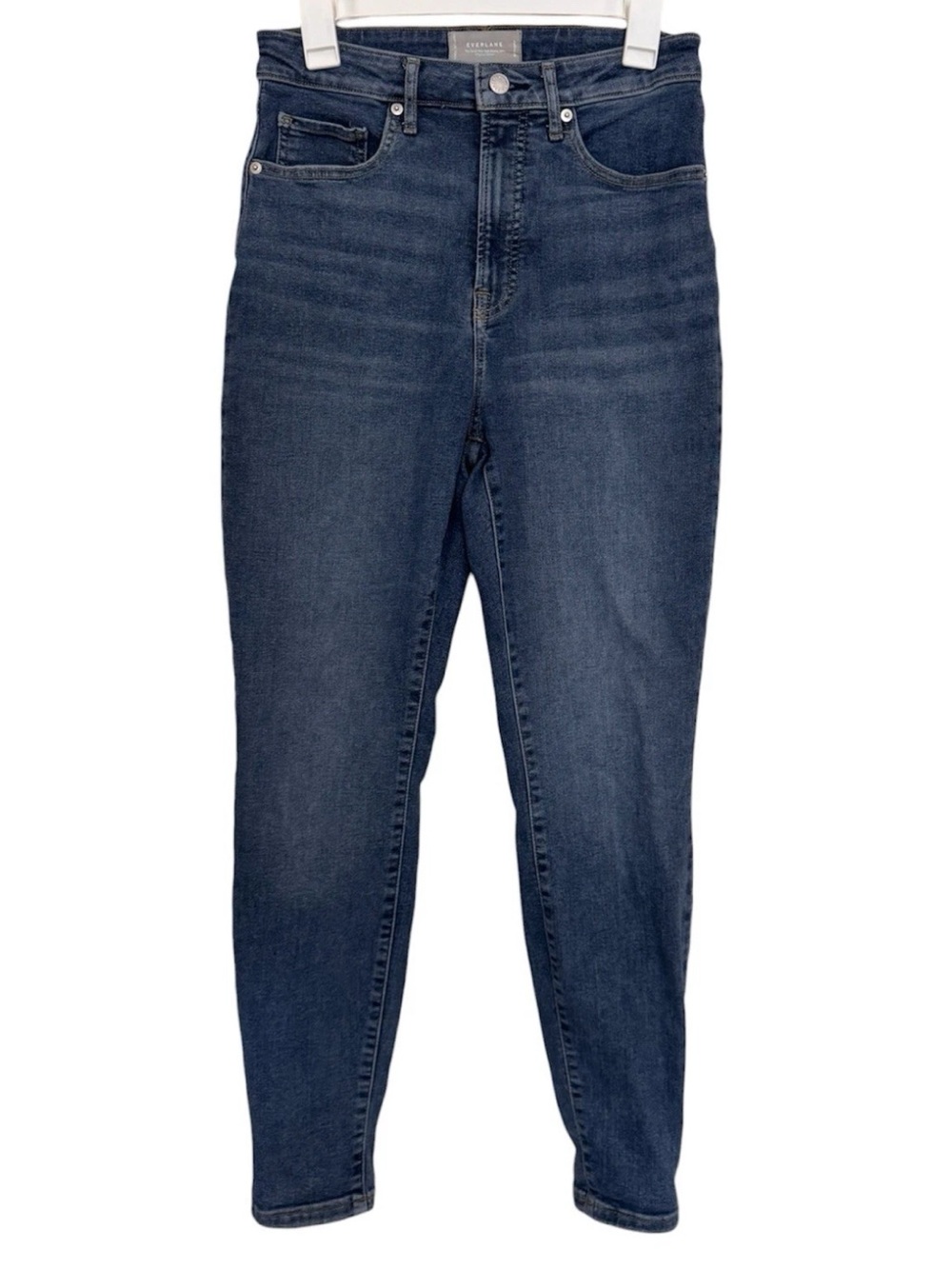 Everlane the curvy High Rise Skinny Jeans organic cotton size 30 Medium Wash